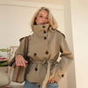 Vintage Khaki Reversible Trench Coat