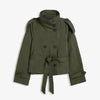 Vintage Khaki Reversible Trench Coat