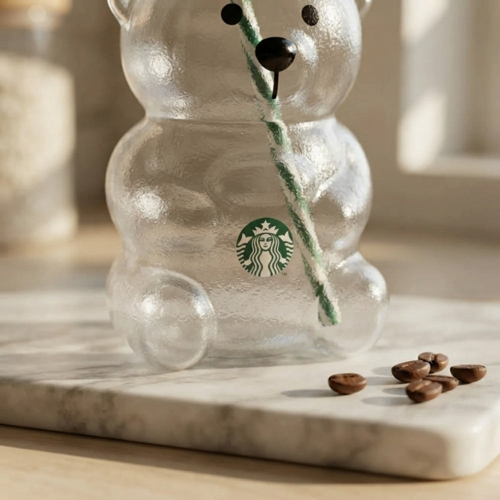 Starbucks Bearista Glass Tumbler