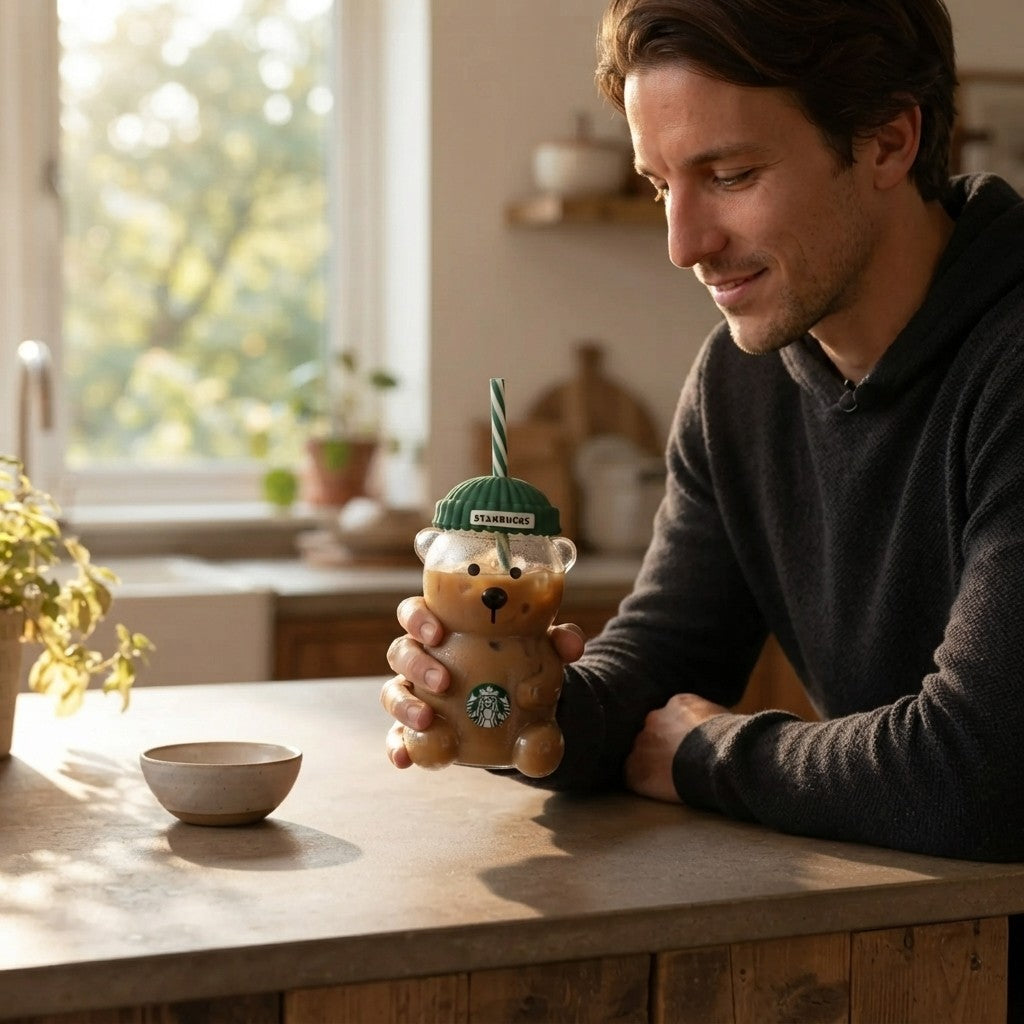 Starbucks Bearista Glass Tumbler